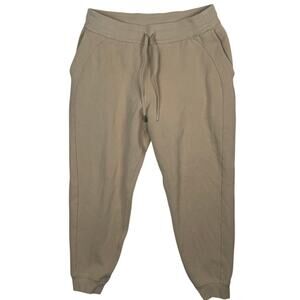 Lululemon Scuba Joggers Sweatpants Tan Khaki Pants 14